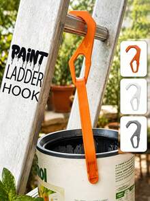 Ladder Hooks Suitable For Walls & Roofs - Holder For Paint Buckets, Maintenance Gear, Paint Lifting - Plastic Hooks For, Roof Repairs, Painters - Installation For Home & Use - Multicolor - View 4