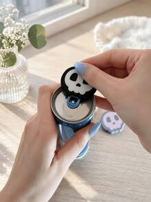 Skull-Shaped Beer Can Opener, Portable Easy Beer Can Puller, Gothic Style Novelty Beverage Can Lid Opener, Lightweight Kitchen Bar Tool, Suitable For Halloween Party And Daily Use, Cool Unique Gift For Skull Lovers - Multicolor - View 10