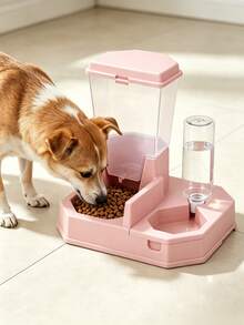2‑In‑1 Automatic Pet Feeder And Water Dispenser, Large‑Capacity Food Storage Bucket, No Electricity Required, Detachable Food And Water Bowls For Easy Disassembly And Cleaning, Suitable For Feeding Food And Drinking Water For Cats And Small Dogs - 2-in-1 - View 6