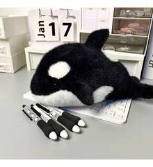 Kids Plush Backpacks - Black - View 10