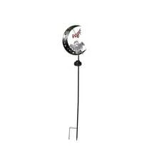 Solar Powered Crescent Moon Ghost Garden Stake Light, Halloween Outdoor Yard Ornament With BOO Letter & Spider Web Detail, Path Decor Light - Little Ghost Letter Cake Topper - View 6
