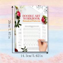 1pc Mandala Theme Tracing Notebook For Adults And Seniors, Suitable For Beginners And Zero-Based Learners - Single Piece - View 7