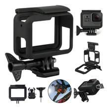 Funda Protectora Carcasa De Bisel Abs Para Gopro Hero 5 6 7 - Negro - Ver 2
