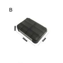 Luya Fishing Accessories Double-Sided Bait Storage Box, Fishing Hook Accessories Box, Plastic Portable Fishing Tackle Box - Multicolor - View 9