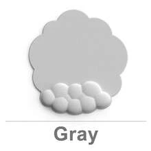 1pc Cloud-Shaped Ergonomic Wrist Rest Mouse Pad, Memory Foam Filled, Leather Surface, Waterproof & Anti-Slip PU Bottom, Slow Rebound Wrist Support Cushion, Relieves Wrist Fatigue, Easy To Clean, Cute Office Gaming Home Desktop Accessory - View 11