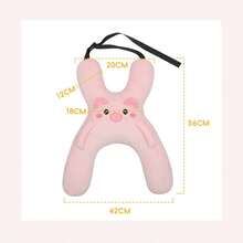 Bantal Mobil untuk Anak, Penopang Tidur di Kursi Belakang, Penopang Punggung Sandaran Kepala Mobil, Anti Tercekik Leher, Bantal Tidur Kartun Lucu - MultiWarna - View 3