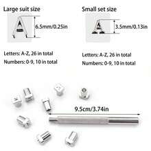 1 Set Of Premium Leather Stamping Kit - Stamping Tool For DIY Leather Craft, Engraving, Saddle Making, Leather Case, Bag, And Surface Making With Letter And Number Stamp - Ideal For Beginners And Professionals - A - View 5