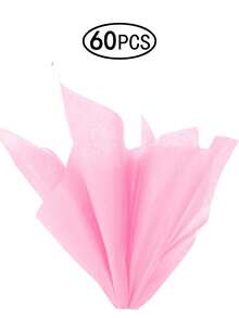 TIMBLESSING 12Pcs 60pcs 120pcs Lotus Pink Colored Tissue Wrapping Paper, Large Size 20x26in(50x66cm), Multi-Purpose Colored Wrapping Paper Tissues - Dusty Pink - View 9