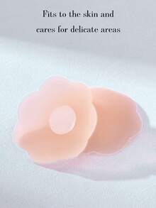 2-50pcs Silicone Adhesive Nipple Covers With Storage Bag, Suitable For Swimwear, Holiday Essentials, Travel Supplies, Adhesive Bras - Multicolor - View 8