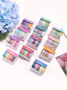 Băng keo Washi họa tiết sáng màu, băng keo Washi trang trí nhiều màu sắc, băng keo thủ công họa tiết dùng cho scrapbooking, ghi chép nhật ký, lập kế hoạch, làm thiệp, gói quà, đồ thủ công DIY, dành cho người yêu nghệ thuật, học sinh, giáo viên, quà tặng tựu trường, Halloween, Lễ Tạ ơn, Giáng sinh - Mẫu mới - Xem 7