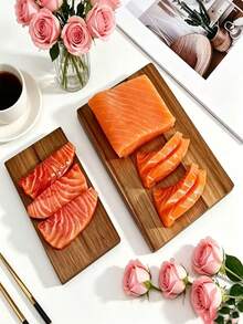 Stool Tray, Sushi Tray, Tray Plate, Solid Wood Dining Tray, Suitable For Restaurant, Camping, Outdoor Use, Washable, Optional Sizes, Can Hold Food And Snacks, Also Can Be Used To Hold Soap And Towels - View 4
