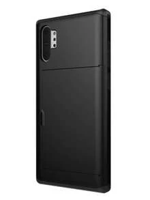 For Galaxy Case, Anti-Drop Two-In-One PC Card Case For Mobile Phone, Suitable Compatible With Apple 17 Promax 17 Pro 17e 16E 15 14 13 12 11 18 Models. 2-In-1 Shock-Proof Mobile Phone Protection Case, With Card Slot And Wallet-Style Design. - Black - View 74