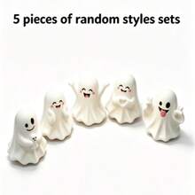 1pc/5pcs Ghost Desktop Pen Holder, Halloween Decoration, Halloween Gift, Birthday Gift, Desktop Ornament, Halloween (This Product Does Not Light Up) - Multi-color Style - View 12