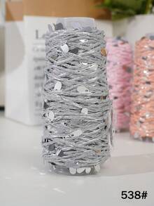 50g Shiny Sequin Yarn, DIY Knitting Yarn, Multi-Color Crochet Yarn, Suitable For Tote Bags, Sweaters, Hats, Wall Hangings And Knitted Dolls - 50g Per Roll - View 13