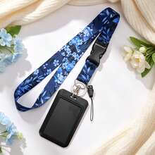 1pc ID Badge Lanyard With Card Holder And Keychain, Suitable For Daily Use, Perfect Gift For Teachers, Doctors And Office Workers - Multicolor - View 15