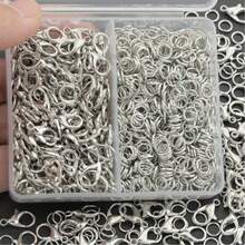 150pcs Lobster Clasp, Jump Ring Jewelry Making Connector Set, For DIY Bracelet, Necklace, Jewelry Accessories Making And Repair - DIY - View 1