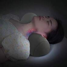 1pc Neck Support Pillow, Memory Foam Sleep Pillow, Unisex Cervical Protection Pillow, Back And Neck Traction Pillow - One Size Fits All - View 7