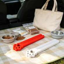 1pc Portable Pet Food & Treat Squeezer Dispenser Tool For Outdoor Use - View 5