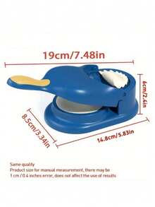 1pc 2-In-1 Polypropylene Convenient Dumpling Mold - Manual DIY Press Mold, Easily Make Perfect Dumplings And Corn Tortillas, Ideal For Holidays And Family Gatherings - Multicolor - View 12