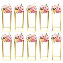 10-Piece Metal Decorative Flower Stand Set, Suitable For Parties, Events And Home Décor - 10 Pieces - View 11