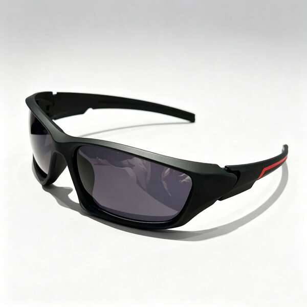1 Pair Men's Full Frame Decorative Glasses, Coated Lenses, Suitable For Driving, Travel, Leisure And Outdoor Wear