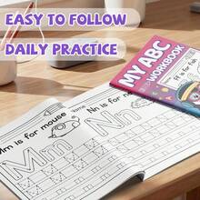 ABC Alphabet Tracing & Phonics Practice Notebook, Uppercase & Lowercase Letter Writing, Letter Recognition, Picture Vocabulary, Pencil Control & Handwriting Exercises For Home Learning And Classroom Practice - ABC Alphabet Learning - View 6