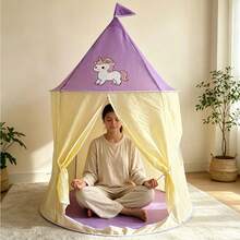 1 Pc Aesthetic Pop Up Canopy Tent, Foldable Privacy Shelter For Bedroom Reading Corner, Living Room Decor Good Choice For Christmas Gift Holiday Present. - 43.3"x53.1" Decor Tent - View 3