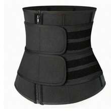 1pc Women's Adjustable Sauna Waist Trimmer, Sweat-Enhancing Waist Compression Wrap For Fitness, Sports And Body Shaping - Multicolor - View 17