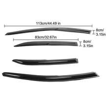 3D Mugen‑Style Side Window Visors Rain Guards, Durable Exterior Window Deflector Vent Shades, Rain‑Sun Protection Trim Parts, Perfect Fit For 2018‑2024 8th Gen Sedan, Stylish Automotive Exterior Modification Accessories - A - View 9