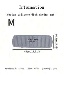 1pc Drain Mat, Sink Faucet Splash Guard, Silicone Drain Mat, Waterproof Drying Mat, Non-Slip Faucet Handle Drip Collection Tray For Kitchen And Bathroom Countertops - Kitchen, Bathroom, Farmhouse Sink Protection Mat - Multicolor - View 18