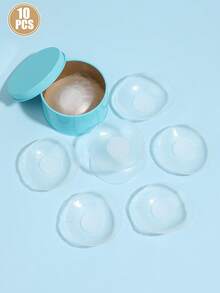 2/10pcs Silicone Nipple Covers With Gift Box, Round Concealing Stickers, Suitable For Photography And Stage Performance, Fashion Essential Accessory, Wedding Use - Multicolor - View 11