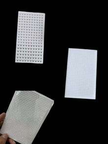 5~2mm Pearl Face Rhinestone Stickers, Hair Accessories, Eyebrow Stickers, Diamond Stickers - White - View 4