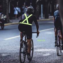 Reflective Safety Vest, Lightweight Adjustable Elastic Vest Jacket With High-Visibility Reflective Strips, Suitable For Traffic Control, Running, Cycling - Multicolor - View 4