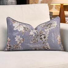 1 pièce Taie d'oreiller décorative florale vintage grise sans insert d'oreiller, housse de coussin en chenille jacquard douce à motif floral vintage de style campagnard français, convient pour la maison, le canapé, le lit, la chambre, le salon, le café, la salle d'exposition, la décoration, les occasions de rassemblement quotidien et de vacances, toutes saisons - Gris - Voir 10