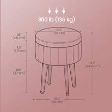 Taburetes de tocador - Rosado - Ver 9