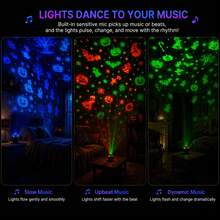 1PC Halloween Jack O Lantern LED Projector Night Light, Multicolor Light, Ghost, Bat And Star Pattern Projection, USB Powered Plug And Play Table Lamp, Portable Holiday Decor Light For Bedroom, Living Room, Desk And Party - Halloween Style - View 4