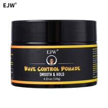 Pomade Alami untuk Rambut Pria dengan Daya Cengkeram Kuat dan Gelombang Berlapis - Krim Rambut Mudah Dicuci, Mengandung Minyak untuk Kelembapan, Kontrol, dan Kilau Halus - Pomade Pengontrol Gelombang - View 6