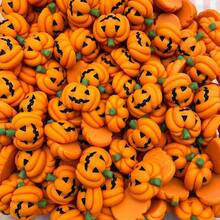20PCS Mini Micro Halloween Resin Pumpkin Miniature Models, Flat Back Hanging Decor For Miniature Landscapes, Home DIY Craft Decoration Supplies - Multicolor - View 4