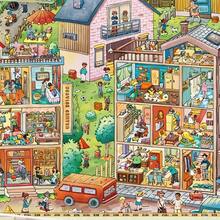 A Set Of DIY Scene‑Building Stickers,DIY Handcraft Stress‑Relief Scene Stickers,Leisure Time Puzzle Materials For Students To Relax - Super Large Edition 3.0: a Vibrant Tapestry Of Community Life - View 3