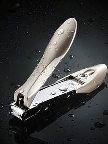 1PC Personalized Nail Clippers, Mantis Nail Clippers, Creative Splash-Proof Nail Clippers, Nail Clippers For Thick Nails, Medical Grade Stainless Steel, Sharp And Durable Nail Clipper Set - Champagne - View 2