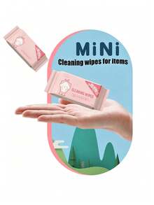 Cute Mini Portable Wet Wipes, Multi-Purpose Cleaning Wipes, Ideal For Travel, Office, Kitchen And Surface Cleaning (Random Style Dispatch) (For Item Cleaning, Not For Body Cleaning) - Multi-color - View 4