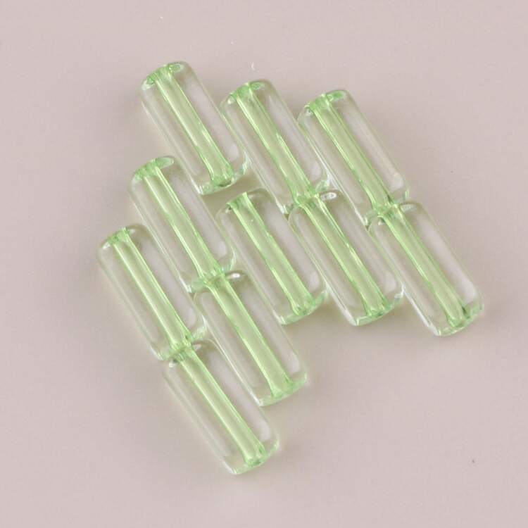 60pcs Transparent Inlaid Color Tube Beads, Acrylic Rectangular Spacer Beads With Large Holes, For DIY Jewelry Making, Bracelets, Necklaces, Phone Charms - Multicolor - View 16