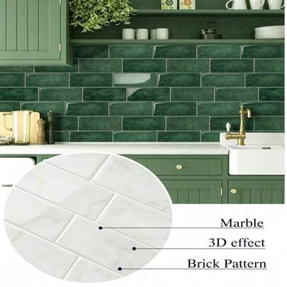 Su Geçirmez Tuğla Desenli 2D Dokulu Duvar Paneli DIY Çıkartmaları, Sökülebilir Kendinden Yapışkanlı Duvar Çıkartmaları, Mutfak ve Banyo Tezgah Arası İçin Uygun, Tatil Dekorasyonu İçin Kullanılabilir, Çıkartmalar, Duvar Çıkartmaları, Vinil Çıkartmalar, Ev Dekoru, Bahar Dekorasyonu, Ev Ortamını Yenilemek İçin, Dekoratif Çıkartmalar, Doğum Günü ve Mezuniyet Hediyesi