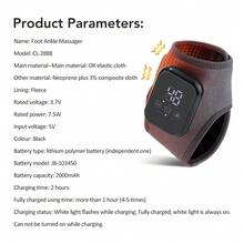Hailicare Foot Massager For Neuropathy, Rechargeable Ankle Heating Pad With Massage For Circulation, Foot And Ankle Massager For Pain Relief, Suitable For Reduce Fatigue And Plantar Fasciitis, Travel & Home Use - Grey - View 12