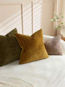 1 buah/2 buah (Tanpa Isian) Sarung Bantal Motif Melon, Sarung Bantal Chenille Tekstur Buah 3D yang Modis dan Nyaman Bergaya Retro, Cocok untuk Dekorasi Rumah Sehari-hari, Sofa, Tempat Tidur, Kamar Tidur, Hadiah, Dekorasi Liburan, Musim Semi, Musim Panas, Musim Gugur, Musim Dingin, Semua Musim - Olive Green - View 5