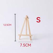 1/10pcs Portable Wooden Tripod Easel, Sturdy Painting Easel, Multi-Functional Mini Easel, Suitable For Adult Artists Painting And Photo Display, Back To School Art Supplies Easel Stand - A - View 6