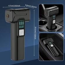 Portable Tire Inflator Air Compressor, Cordless Electric Pump With LED Light, USB Charging, Lithium Battery Portable Design, Suitable For Cars, Bicycles, Sports Equipment - Wireless Handheld - Fashion - View 3