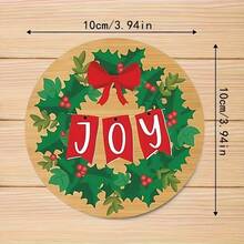 6pcs Christmas Wooden Coasters, Cartoon Christmas Element Pattern Water Cup Heat Insulation Pads, Winter Home Desktop Decoration, Creative Christmas Gift - Multi-color LDX2547 - View 8