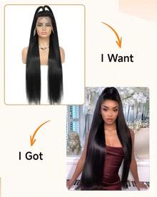 bling hair Human Crochet Hair For Women Deep Wave Invisible Miracle Knots Crochet Human Hair 18 Inch Pre-Separated Feather Lightweight Reusable Crochet Hair Extensions Natural Black - Natural Black - View 5