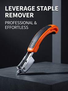 1PC/Lever-Style Handheld Nail Puller, Plastic Handle With Rubber Grip, Alloy Forged Nail Head, Rust-Resistant, Lever Mechanics Fast Nail Removal, Wood Surface Thumbtack Decoration Seam Nail Removal, U-Shaped Door Nail Staple Removal, Woodworking Professional Home Decoration Repair Master, DIY Multi-Purpose Nail Removal Tool - A - View 2